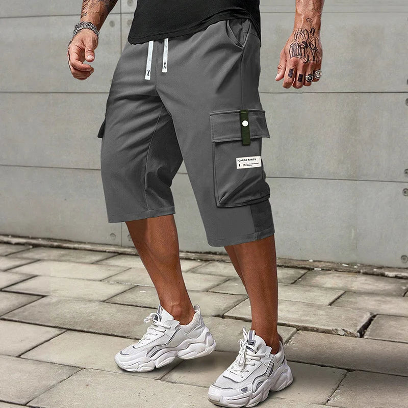 ⏳LAST DAY SALE 50% OFF !!Men's Casual Drawstring Capri Cargo Pants-Buy 2 Get Free Shipping Today!